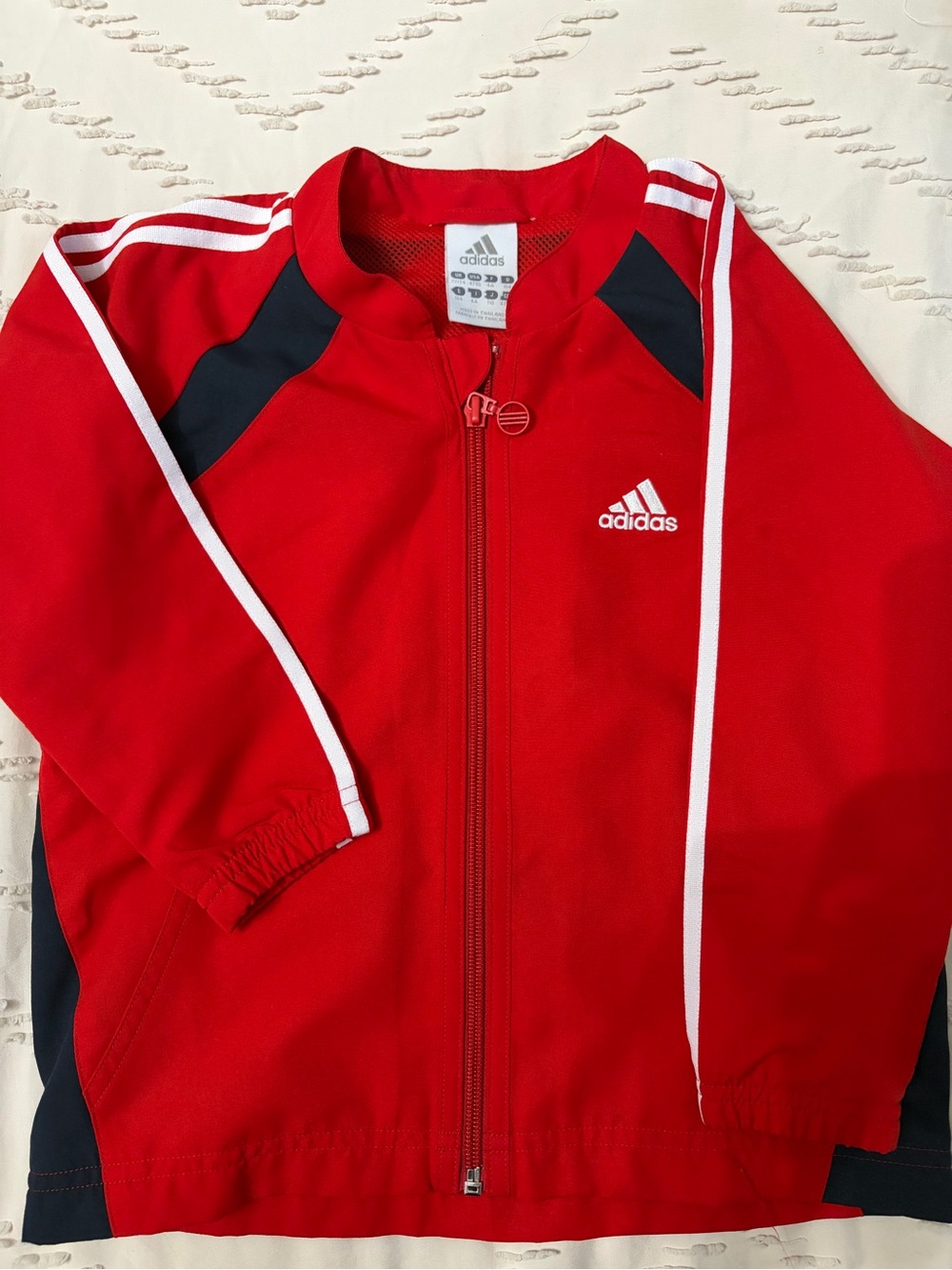 Adidas Kids Red & Black Track Jacket – 4T